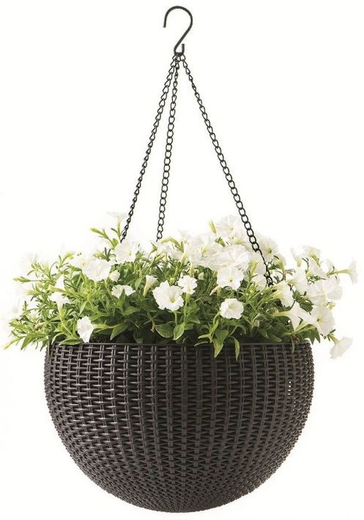 Keter Hanging Sphere závesný 35 x 35 x 22 cm 229544 hnedý