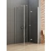 New Trendy New Soleo sprchovací kút 110x100 cm štvorcová chromová lesklé/priehľadné sklo K-0387