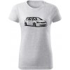 T-ričko Honda Civic 7g 5 dverová dámske tričko Farba trička: Čierna, Farba potlače: Biela, Veľkosť: XXL