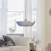 Závesné svietidlo AYTM Cycnus, sivý, Ø 45 cm, hliník, E27 - 507109001018