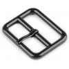 Kovová spona / opasková pracka, prievlak 20, 25 mm - 10 ks 2 (25 cm) čierny lak