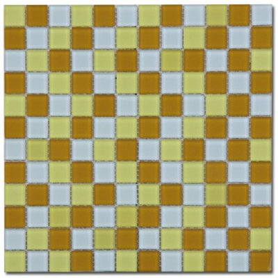 Maxwhite ASHS21 Mozaika 29,7 x 29,7 cm žltá, biela, okrová 1ks