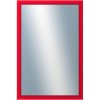 DANTIK - Zrkadlo v rámu, rozmer s rámom 40x60 cm z lišty BOX červená morená (1750)