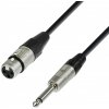 Adam Hall K4 MFP 0300 Microphone Cable XLR female to 6,3 MM Jack Mono 3m