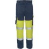 Cerva Tap Pm Hv Multinormné nohavice HI VIS žltá navy
