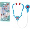 Teddies Stetoskop plast 53cm na batérie so svetlom so zvukom na karte 17x34x3cm Cena za 1ks