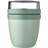 Mepal Desiatový box ELLIPSE MINI 300 + 120 ml, severská šalvia, plast