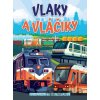 Vlaky a vláčiky - maľovanka so samolepkami - Foni book