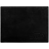 Kožená čierna pánska peňaženka WILD 4510