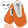 Emi Ross EJ-2201-ORG2 Dámske papuče, baleríny z ovčej vlny, 35-38 jednofarebné 2, oranžová