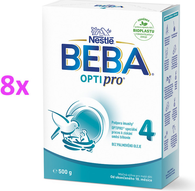 BEBA 4 OPTIPRO 8 x 500 g