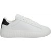 Pánske tenisky Tommy Hilfiger, TOMMY JEANS ESSENTIAL EMBOSSED TRAINERS biela,čierna 44