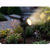 V-TAC LED solárne zapichovacie svietidlo 2W, 180lm, 50°, čierne Farba svetla: Teplá biela