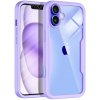 Techsuit ColorVerse 360 Series – 360° kryt + ochranné sklo na iPhone 16 – fialový