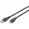 DIGITUS Digitus AK-300116-010-S USB kábel USB 3.2 Gen 1 (3.1 Gen 1) 1 m USB A Micro-USB B Čierna (AK-300116-010-S)