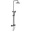 Wenko | WENKO 25484100 - Sprchový systém WATERSAVING SYSTEM 12x120 cm čierna | WE0331