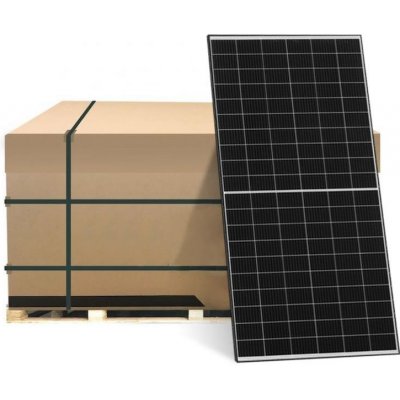 JA SOLAR | Fotovoltaický solárny panel JA SOLAR 380Wp čierny rám IP68 Half Cut- paleta 31 ks | B3493-31ks