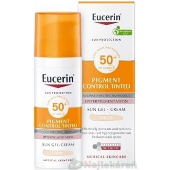 Eucerin Sun emulzia pigment control svetlá SPF50+ 50 ml