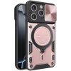 Techsuit CamGuard Pro kryt na iPhone 16 Pro – ružovo-zlatý