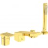 Ideal Standard Extra - Vaňová batéria 4-otvorová, kartáčovaná zlatá BD518A2