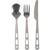 Lifeventure Knife Fork Spoon Set - Basic