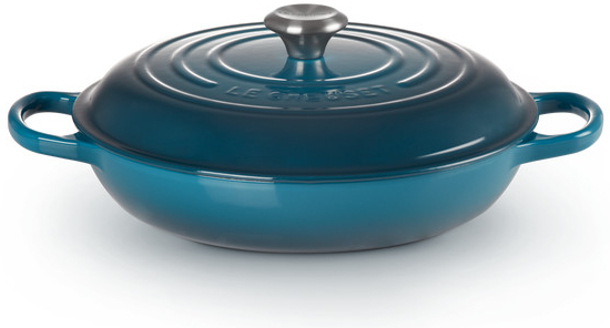 Le creuset Signature profi panvica s poklopom Deep Teal 30 cm