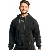 Pánska mikina GymBeam Aura Hoodie Washed Black XL