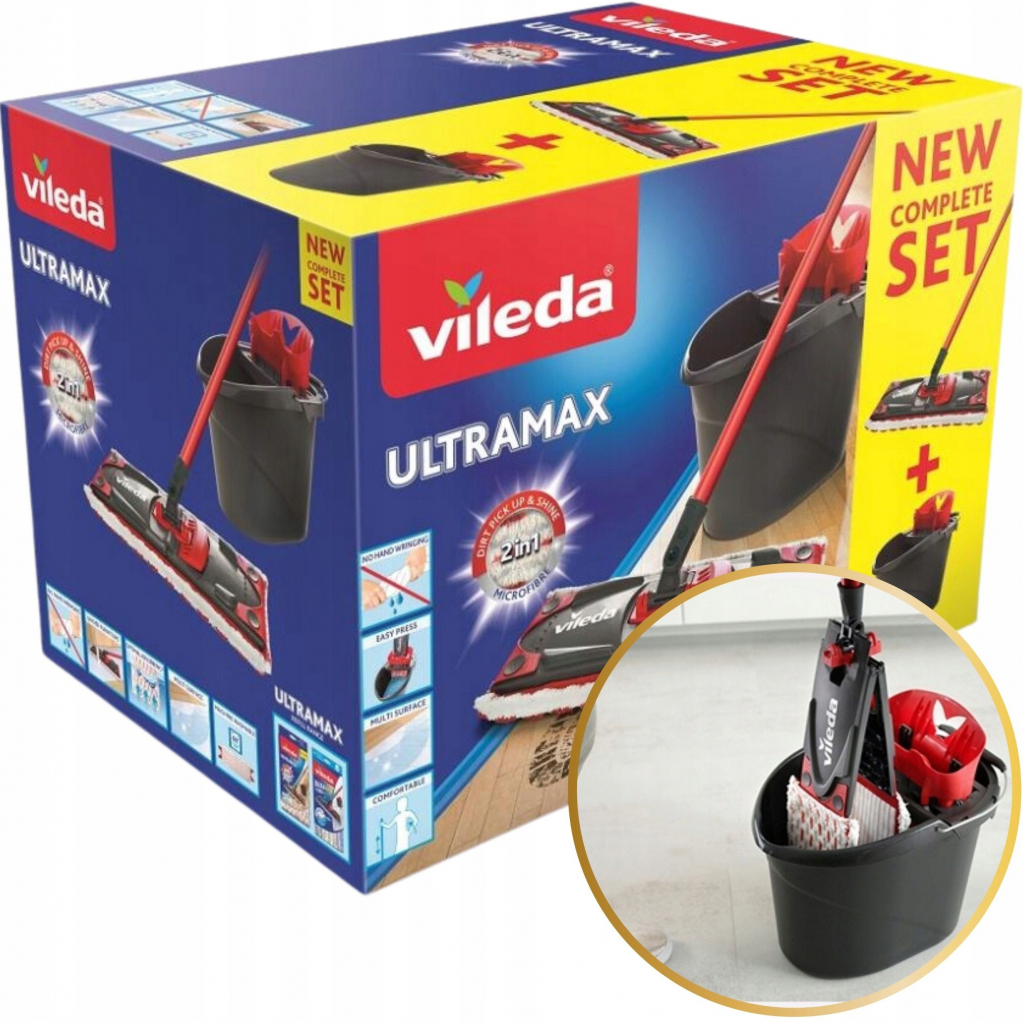 Vileda Vedro a mop plochý UltraMax 35 cm