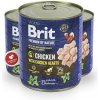 Konzerva Brit Premium by Nature Chicken & Hearts 800 g