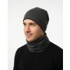 Čiapka a nákrčník Grey - Black - L