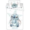 Jerry Fabrics Obliečky do postieľky LILO AND STITCH - white star 100x135 cm, 40x60 cm, Bavlna + Predĺžená možnosť vrátenia tovaru do 50 dní