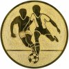 Futbal: Emblém - Nálepka na trofej Ø 50 mm zlatá