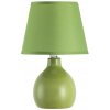 RABALUX 4477 Ingrid textilná lampička E14 1x40W zelené