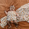 Tommy Lise Bavlnená Mušelínová plienka White Leopard
