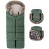 PETITE&MARS Set zimný fusak Arctic 4v1 + rukavice na kočík Furry Veritable Khaki