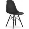 Jedálenská stolička OSAKA čierna (čierne nohy)