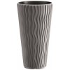 Květináč Prosperplast SANDY SLIM šedý kámen 34,9 cm (DPSP350-405U)