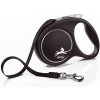 Vodítko Flexi Black Design L páska 5 m strieborné (do 50 kg)