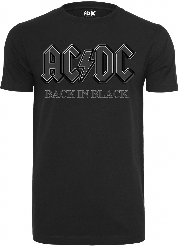 AC/DC tričko Back In Black Tee čierna