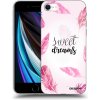 Picasee silikónový prehľadný obal pre Apple iPhone SE 2020 - Sladké sny