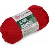 Pletacia priadza Jeans Bamboo 50 g červená 1ks