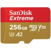SanDisk Extreme/micro SDXC/256GB/UHS-I U3 / Class 10/+ Adaptér SDSQXAV-256G-GN6MA