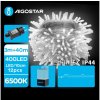 Aigostar LED Vonkajšia vianočná reťaz 400xLED 8 funkcií 43m IP44 studená biela AI0489