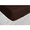 KERA Plachty jersey - Čokoládová 45 1x (180 x 200 cm)
