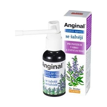 Anginal ústny sprej so šalviou 30 ml