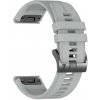VSETKONAMOBIL 128346 SILICONE Vymeniteľný remienok QuickFit pre Garmin - šírka 22mm svetlošedý