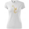 Volejbal zlatá - Dámske Fantasy športové (dresovina) - M ( Biela )