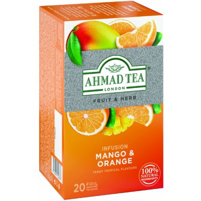 Ahmad Tea ovocný čaj Mango a pomaranč 20 x 2 g