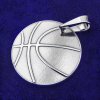 Klenotyn Strieborný prívesok basketbalová lopta KPRS170