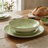 Porcelánová obedová súprava AFFEK DESIGN STRIPES GREEN pre 6 osôb (18 dielov)
